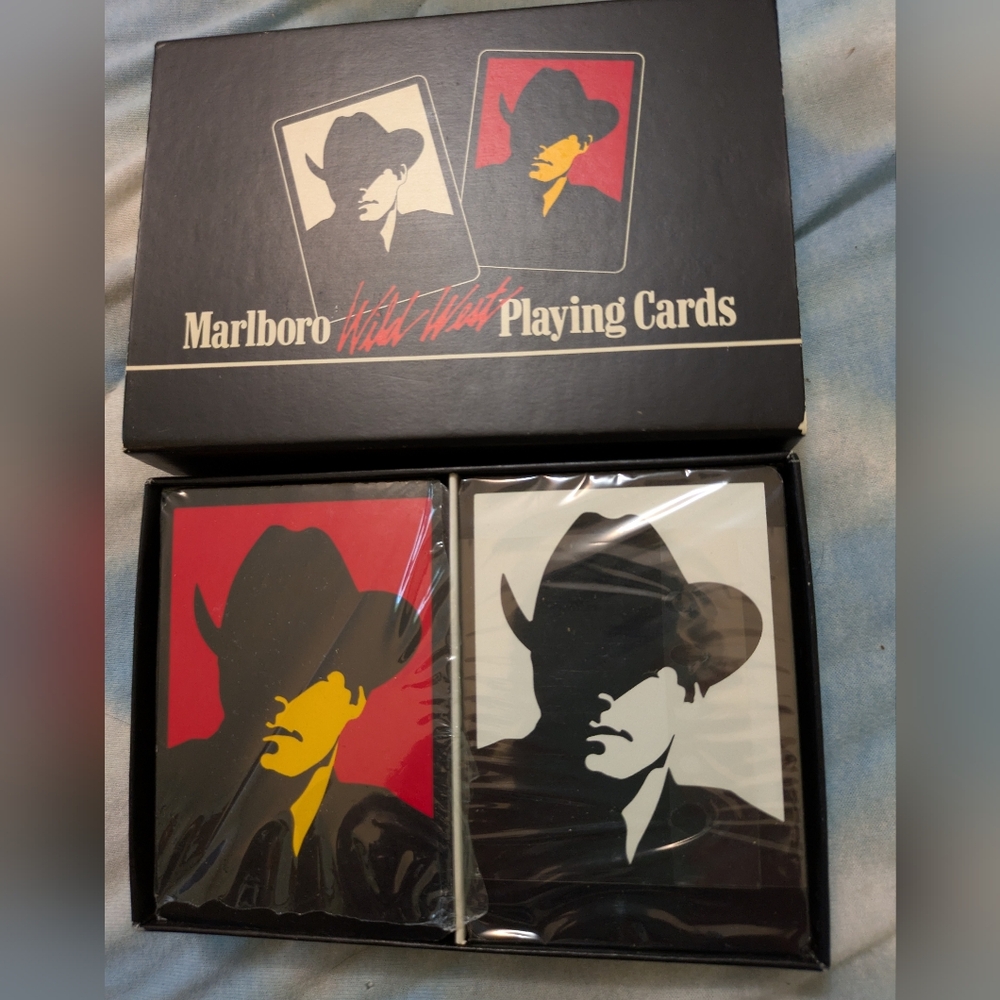 Vintage 1991 Marlboro Wild West Playing Cards